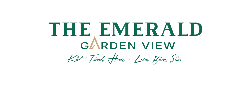 The emerald garden view